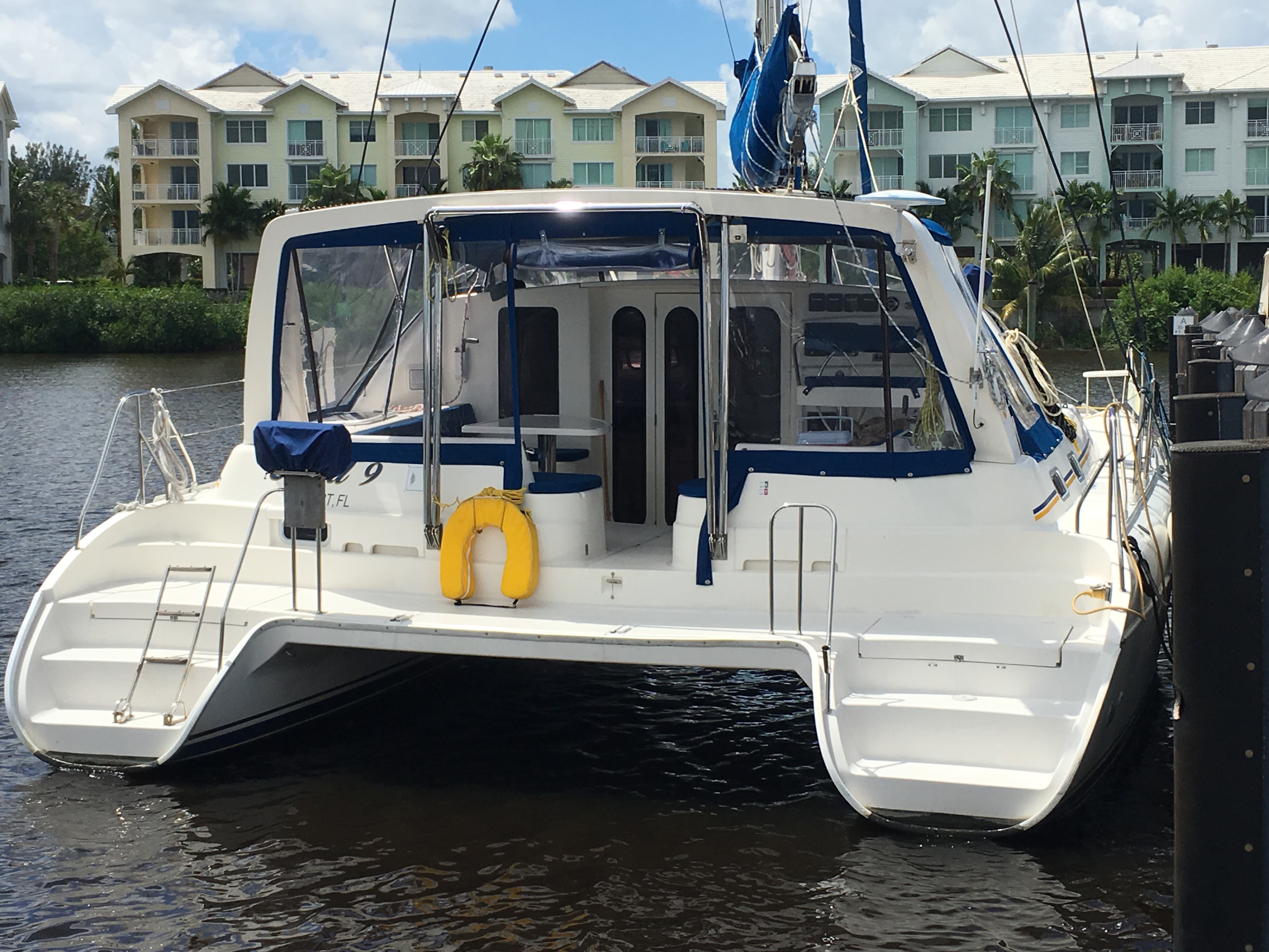 Used Sail Catamaran for Sale 1999 Leopard 38 Boat Highlights